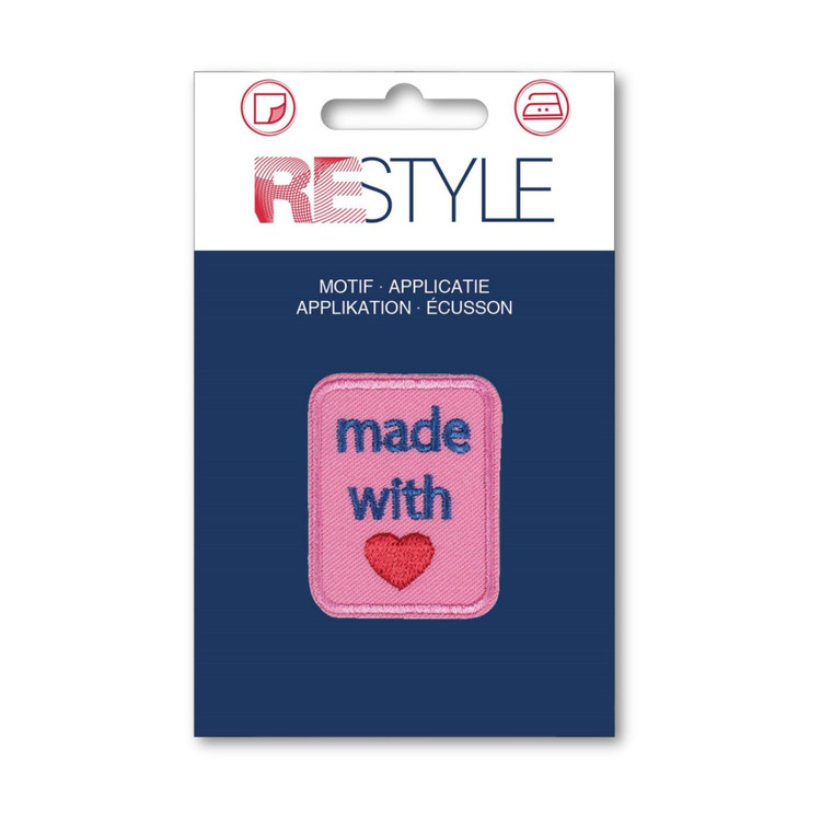ReStyle cimke - Made with Love - 1db ReStyle cimke - Made with Love - 1db