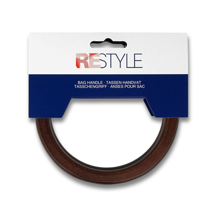 Restyle fa táskafül - 12 x 8cm - sötétbarna