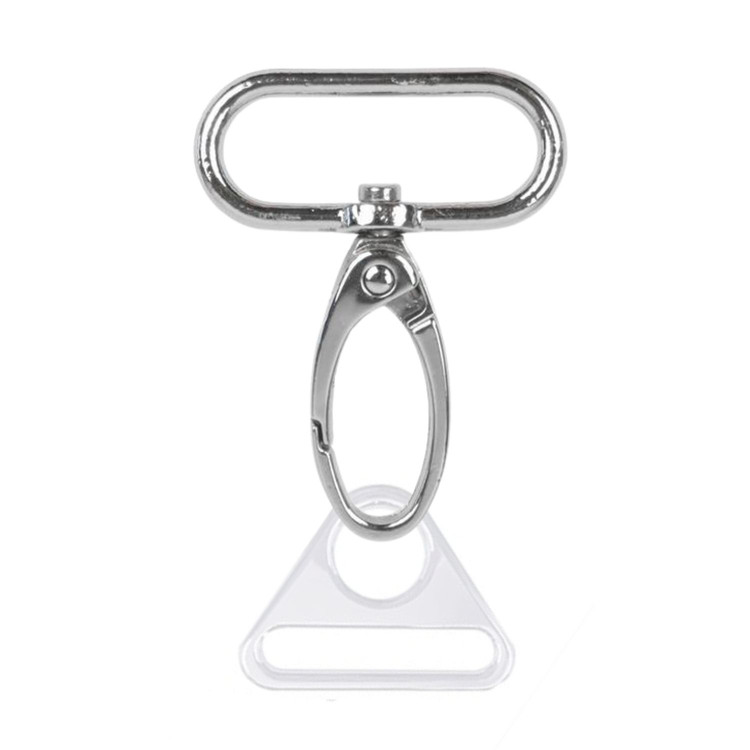 ReStyle karabiner - táska alkatrész - ezüst - 2db