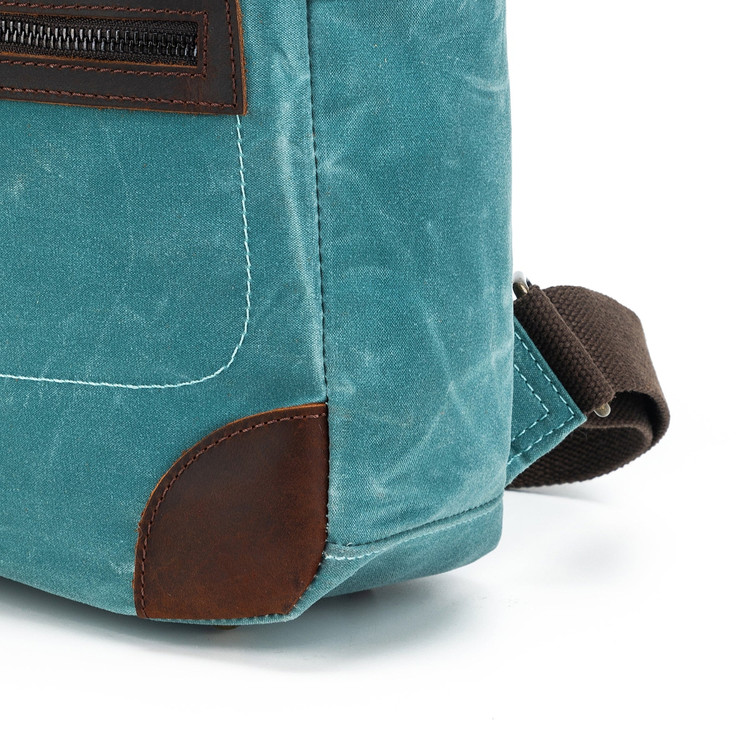 Della Q Makers Canvas backpack - Fonaltartó Táska - Teal