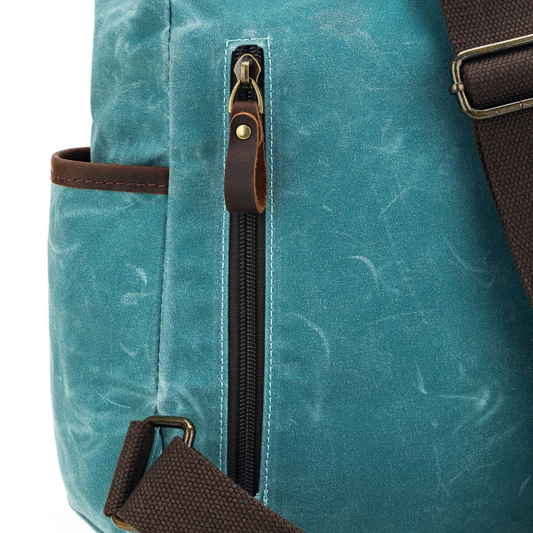 Della Q Makers Canvas backpack - Fonaltartó Táska - Teal