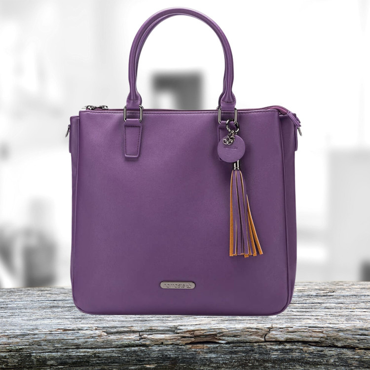 Namaste Satchel - Luxus kézimunka táska - lila