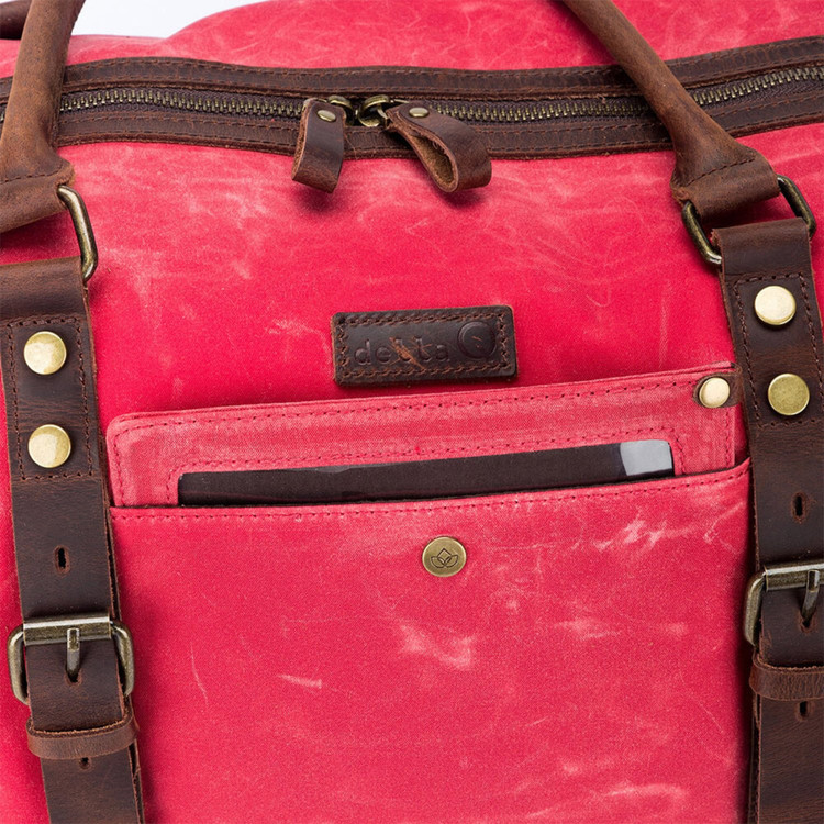 Della Q Canvas weekender bag - Fonaltartó Táska - Lazacrózsaszín