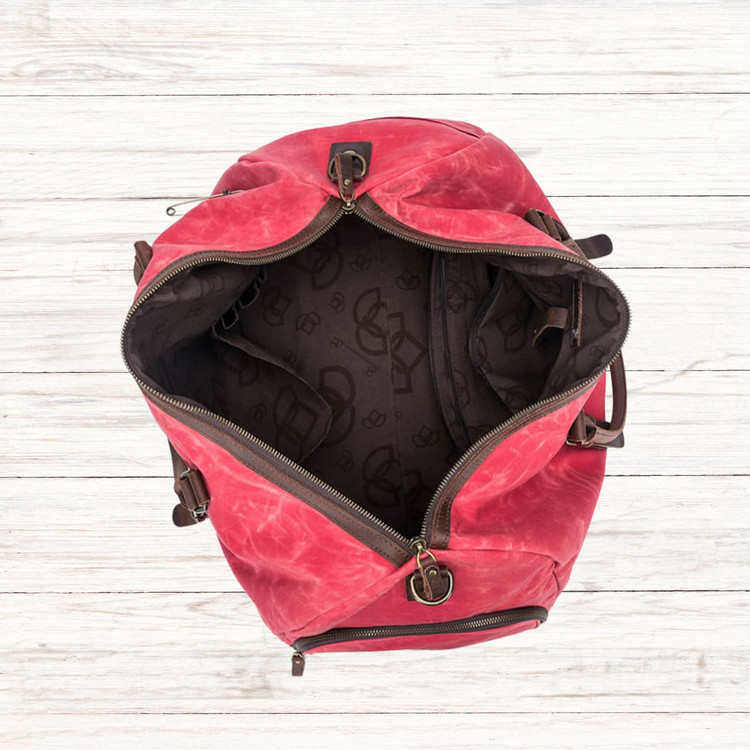 Della Q Canvas weekender bag - Fonaltartó Táska - Lazacrózsaszín