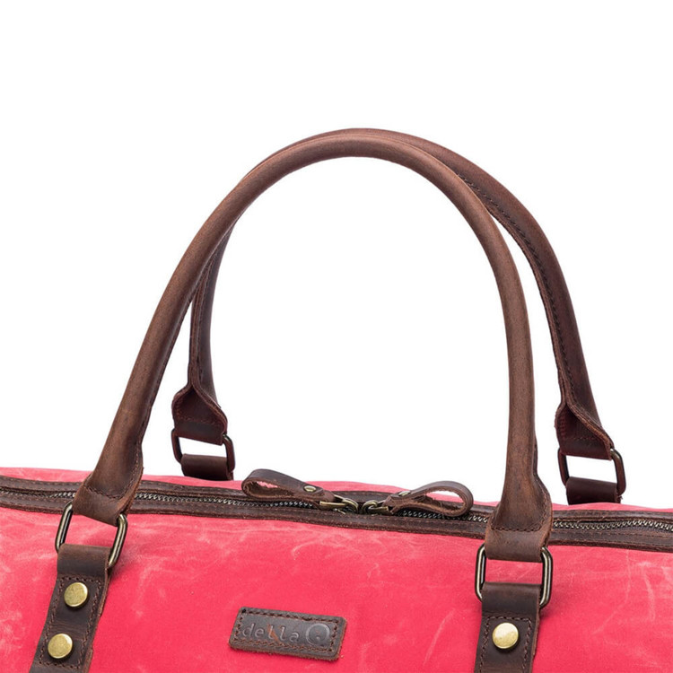 Della Q Canvas weekender bag - Fonaltartó Táska - Lazacrózsaszín