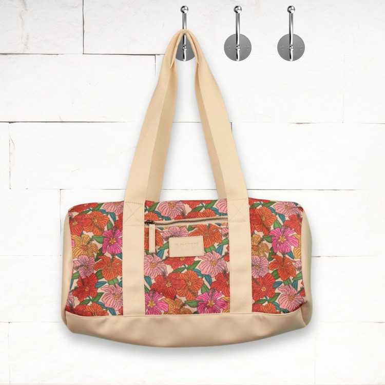 Bohin Projectbag Blossoms - kézimunka táska - narancs