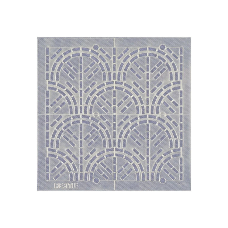 Restyle Sashiko hímzés sablon - Hullámok Restyle Sashiko hímzés sablon - Hullámok