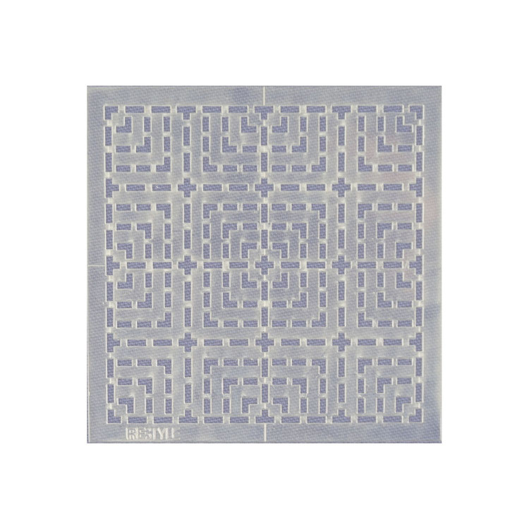 Restyle Sashiko hímzés sablon - Négyzetek