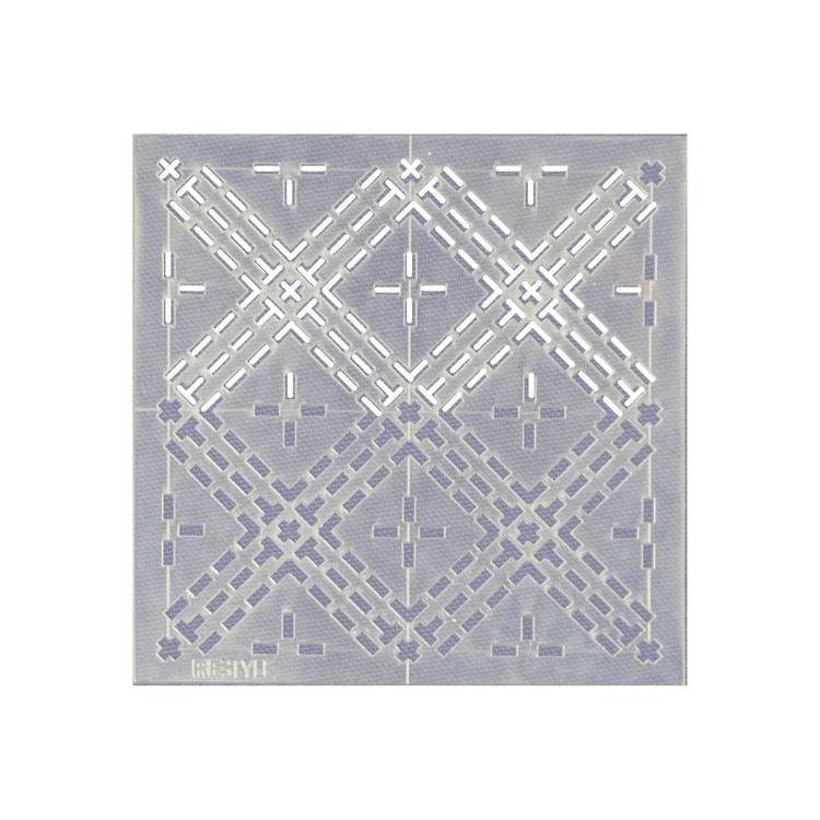 Restyle Sashiko hímzés sablon - Gyémánt