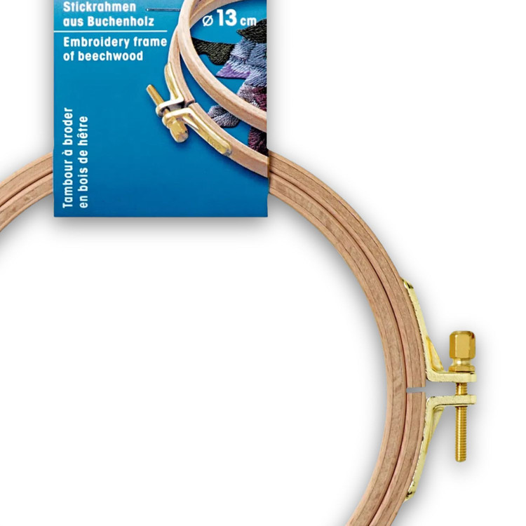 Prym bükkfa hímzőkeret - kör alakú - 13cm