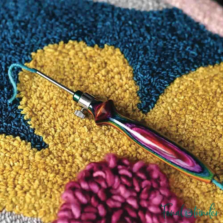 KnitPro Punch Needle Set - Vibrant - Hímzőtoll készlet