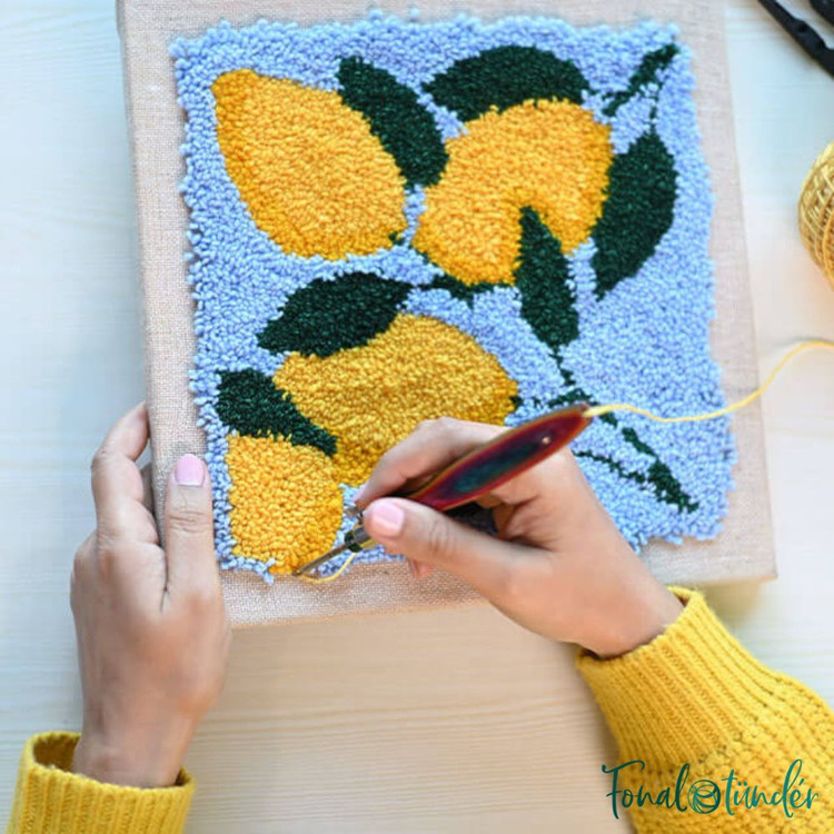 KnitPro Punch Needle Set - Vibrant - Hímzőtoll készlet