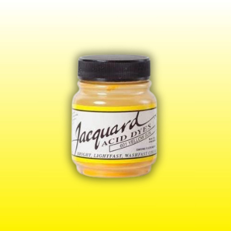 Jacquard Acid dye - 601 Sun Yellow - napsárga textil festék Jacquard Acid dye - 601 Sun Yellow - napsárga textil festék