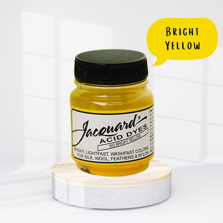 Jacquard Acid dye - 602 Bright Yellow - sárga textil festék