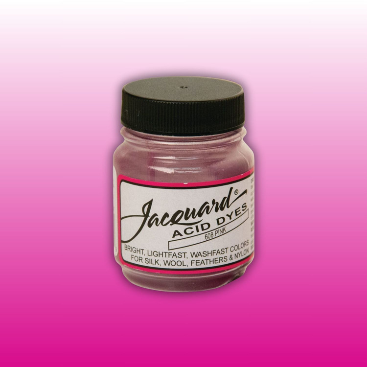 Jacquard Acid dye - 608 Pink - rózsaszín textil festék