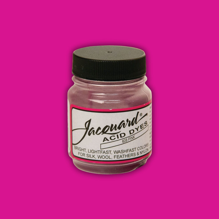 Jacquard Acid dye - 608 Pink - rózsaszín textil festék