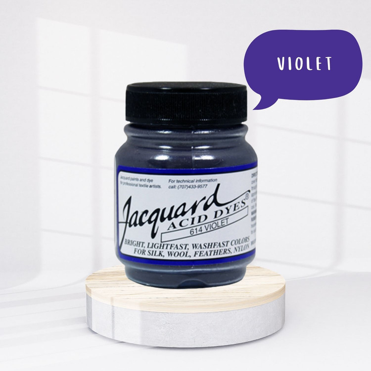 Jacquard Acid dye - 614 Violet - kékes lila textil festék Jacquard Acid dye - 614 Violet - kékes lila textil festék