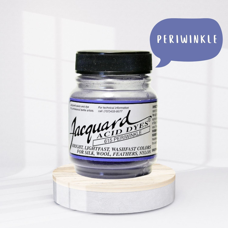 Jacquard Acid dye - 615 Periwinkle - kékes lila textil festék Jacquard Acid dye - 615 Periwinkle - kékes lila textil festék