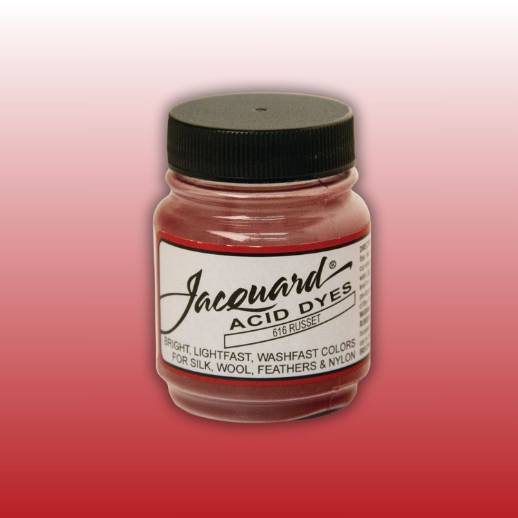 Jacquard Acid dye - 616 Russet - barnásvörös textil festék Jacquard Acid dye - 616 Russet - barnásvörös textil festék