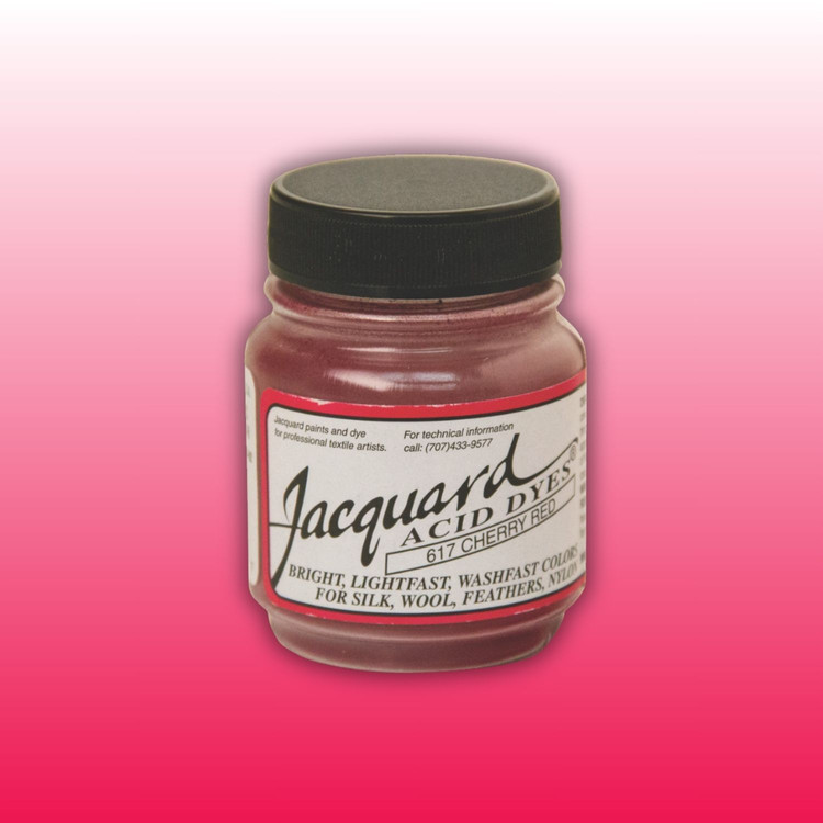 Jacquard Acid dye - 617 Cherry Red - cseresznyepiros textil festék Jacquard Acid dye - 617 Cherry Red - cseresznyepiros textil festék