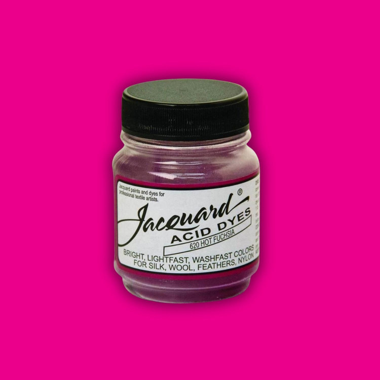 Jacquard Acid dye - 620 Hot Fuchsia - lila textil festék Jacquard Acid dye - 620 Hot Fuchsia - lila textil festék