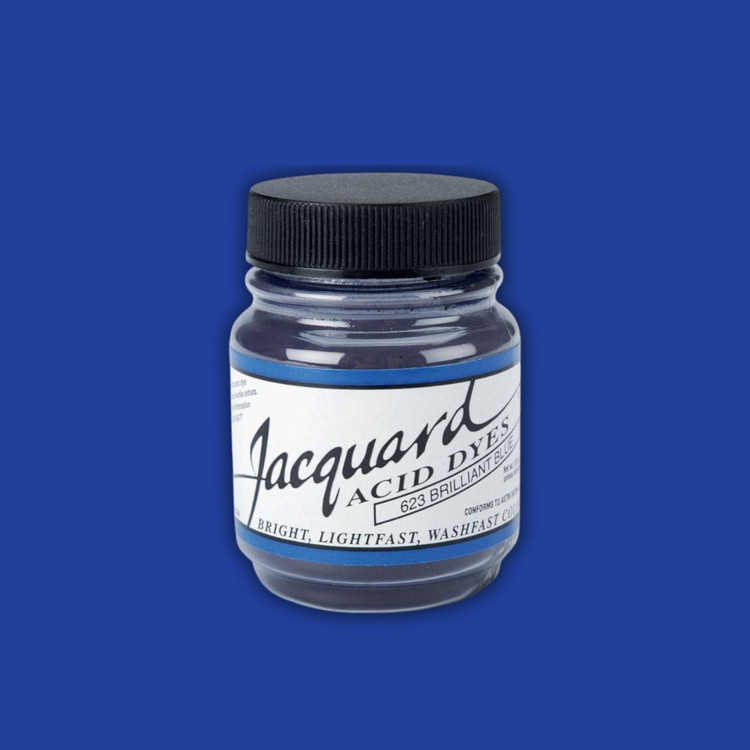 Jacquard Acid dye - 623 Brilliant Blue - kék textil festék Jacquard Acid dye - 623 Brilliant Blue - kék textil festék