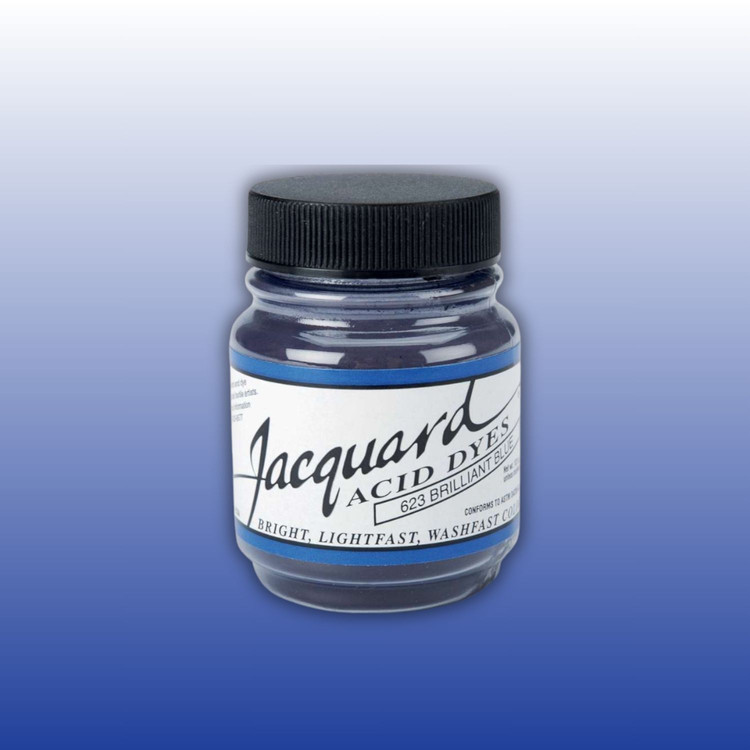 Jacquard Acid dye - 623 Brilliant Blue - kék textil festék Jacquard Acid dye - 623 Brilliant Blue - kék textil festék