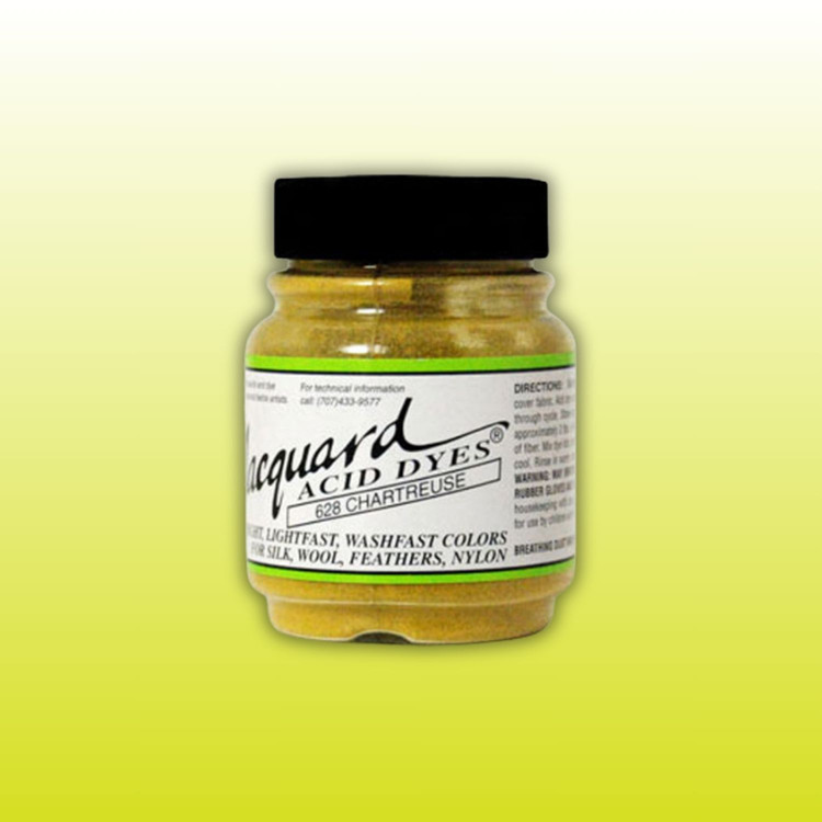 Jacquard Acid dye - 628 Chartreuse - sárgászöld textil festék