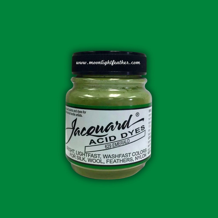 Jacquard Acid dye - 629 Emerald - smaragd zöld textil festék Jacquard Acid dye - 629 Emerald - smaragd zöld textil festék