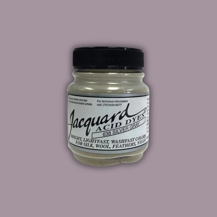 Jacquard Acid dye - 638 Silver Grey - ezüstszürke textil festék