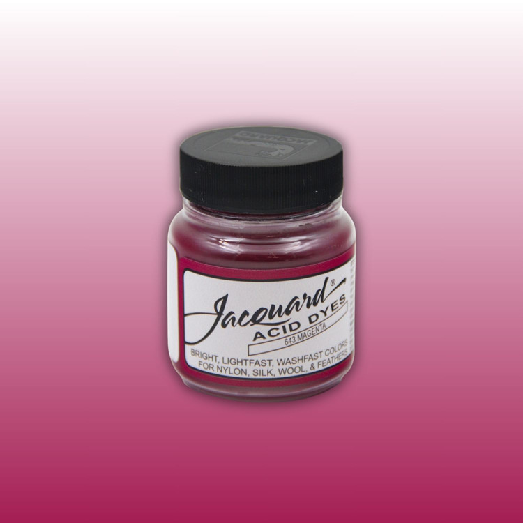 Jacquard Acid dye - 643 Magenta - lilás rózsaszín textil festék Jacquard Acid dye - 643 Magenta - lilás rózsaszín textil festék