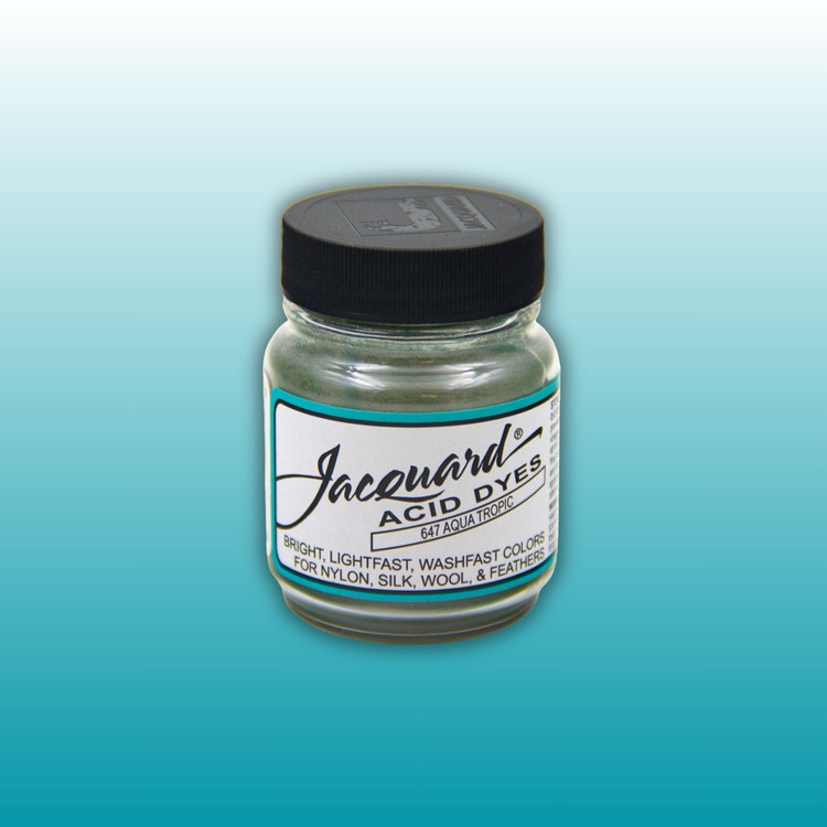 Jacquard Acid dye - 647 Aqua Tropic - türkiz textil festék Jacquard Acid dye - 647 Aqua Tropic - türkiz textil festék