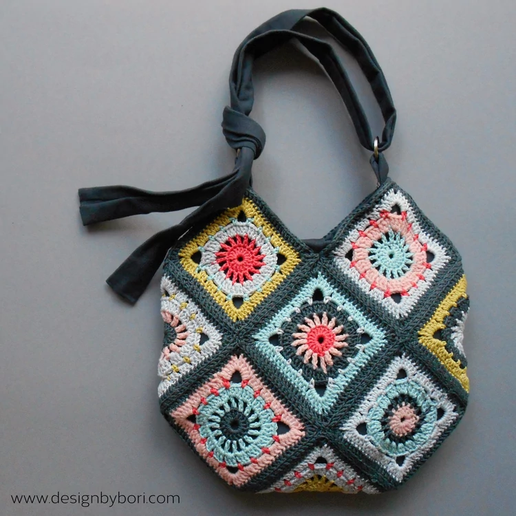 Boho Bag - crochet pattern - táska - horgolásminta