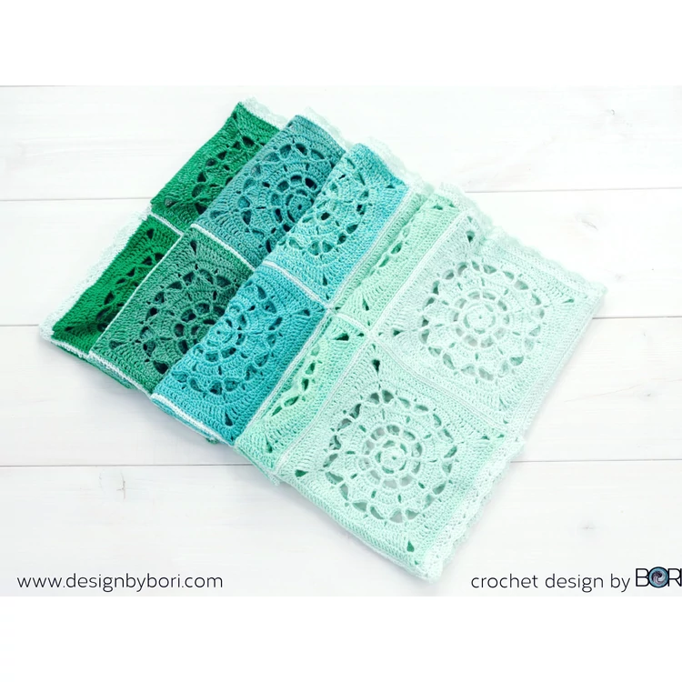 Peppermint Shrug - crochet pattern - Borsmenta Vállkendő - horgolásminta