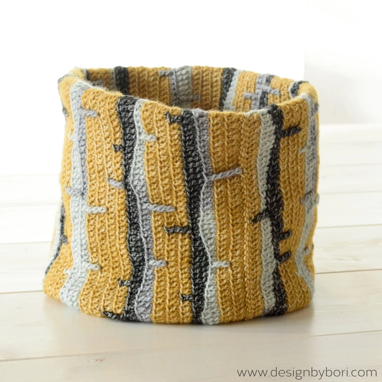 Deep Forest Cowl - crochet pattern - Őszi Erdő Sál - horgolásminta