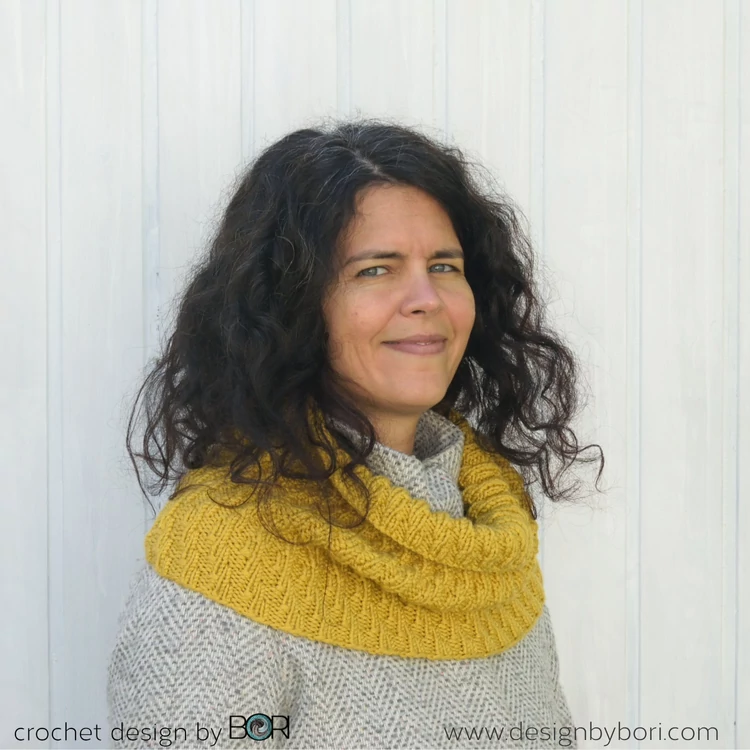 Mustard Cowl - knitting pattern - Mustár Sál - kötésminta