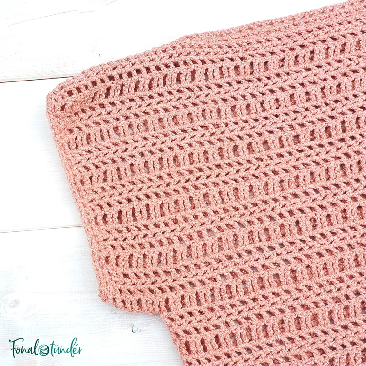 Twinkle Top - crochet pattern - női felső - horgolásminta