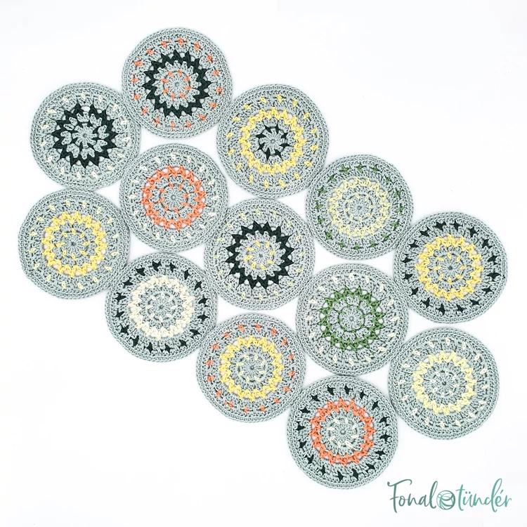 Tavaszváró Terítő - horgolás minta - Spring Table Decor - crochet pattern 