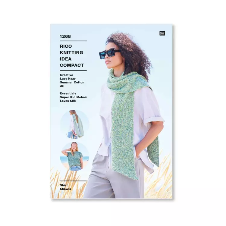 Rico Knitting Idea - Shirt and Shawl - knitting pattern - top és sál kötésminta
