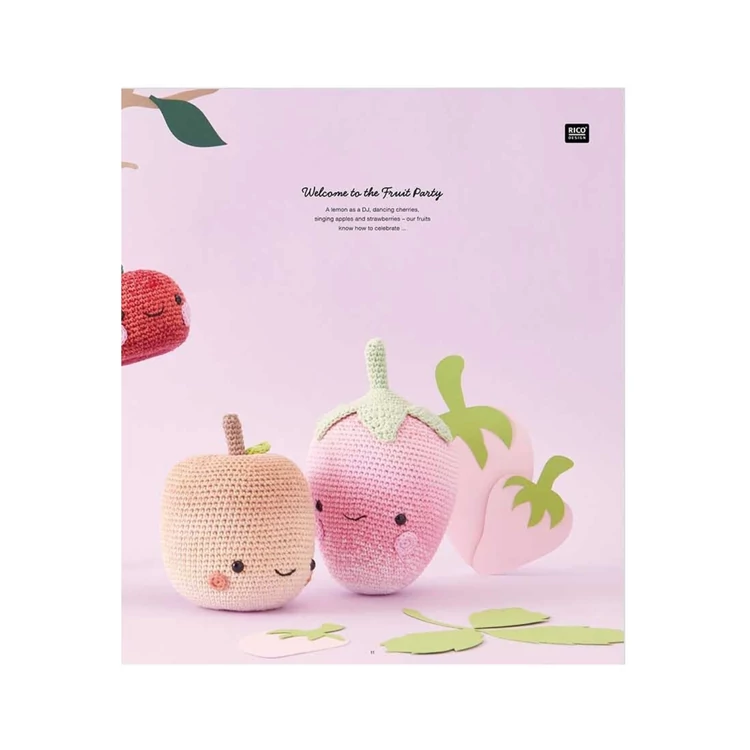 Rico Fresh Friends - amigurumi crochet patterns - horgolásminták