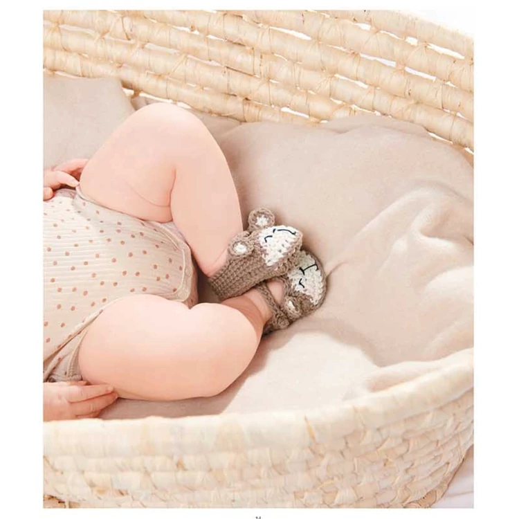 Rico Baby Booties - amigurumi crochet patterns - babacipő horgolásmintái