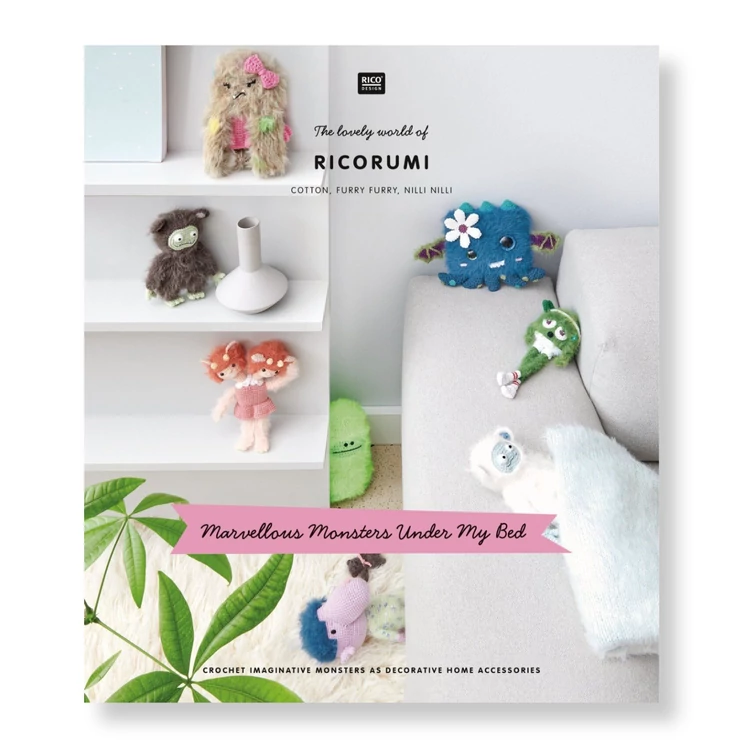 Rico Monsters Under My Bed - amigurumi patterns - amigurumi szörnyek amintafüzet