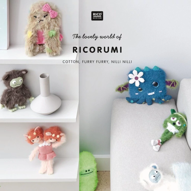 Rico Monsters Under My Bed - amigurumi patterns - amigurumi szörnyek amintafüzet