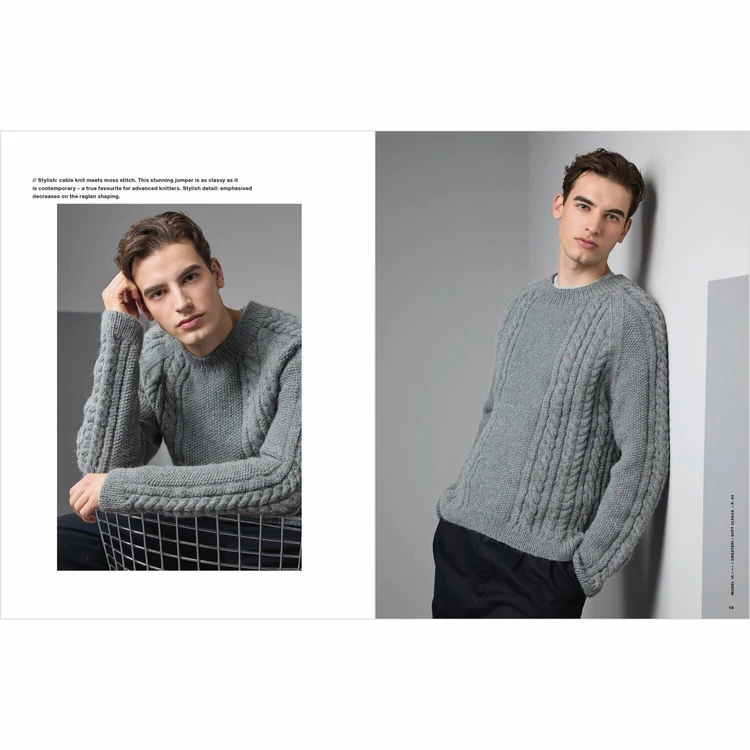 Rico Made by Me - Man - Magazine - knitting - Őszi téli kötés magazin