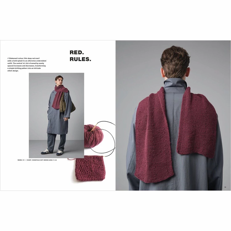 Rico Made by Me - Man - Magazine - knitting - Őszi téli kötés magazin