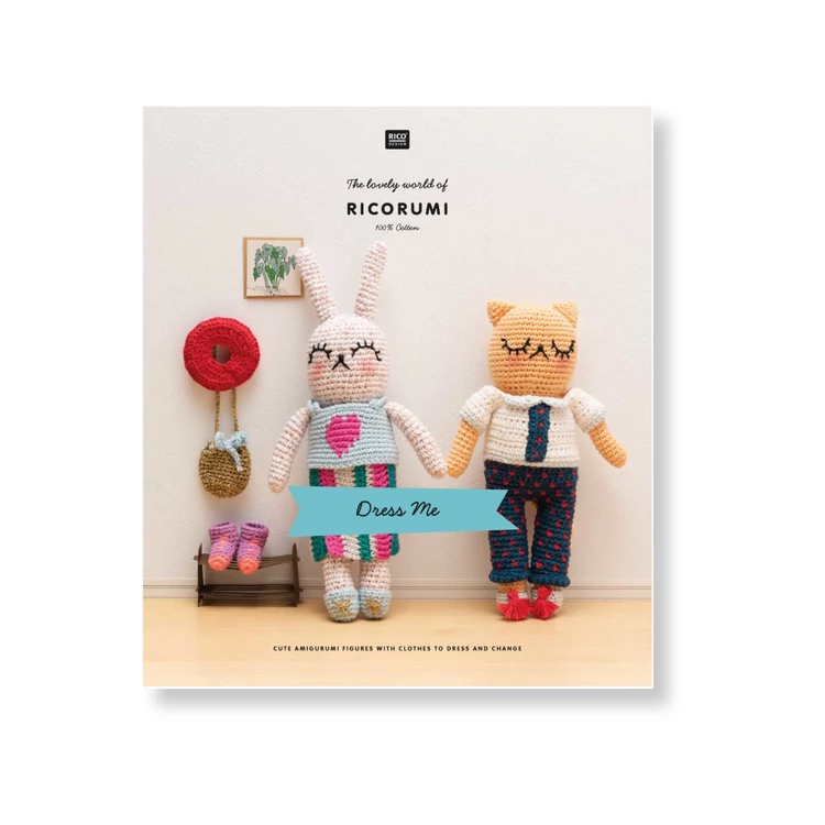 Rico Dress Me - amigurumi dress-up animals - crochet patterns - horgolásminták