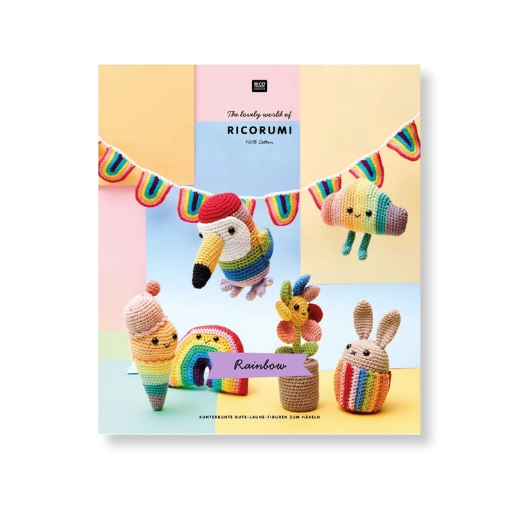 Rico Rainbow - amigurumi crochet patterns - szivárványos horgolásminták