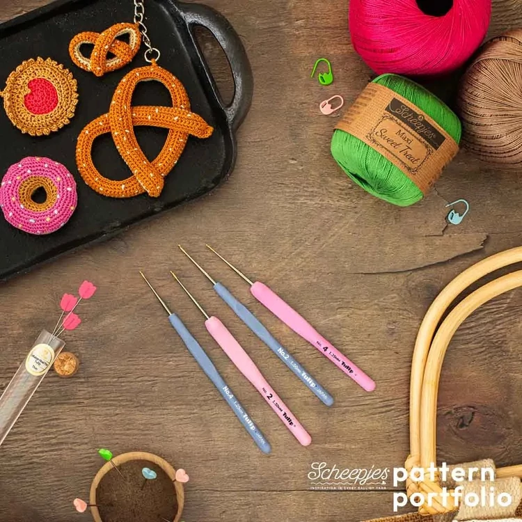 Scheepjes Pattern portfolio Maxi Sweet - 6 patterns - horgolásminták