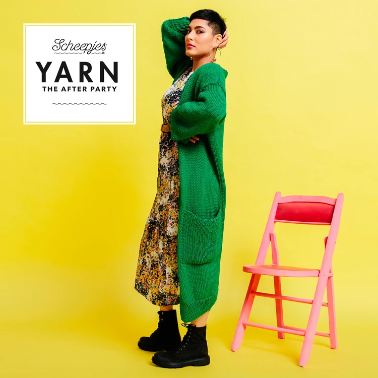 Scheepjes - Go-To Cardigan - Chunky Monkey Kardigán - kötésminta - knitting pattern - kep5