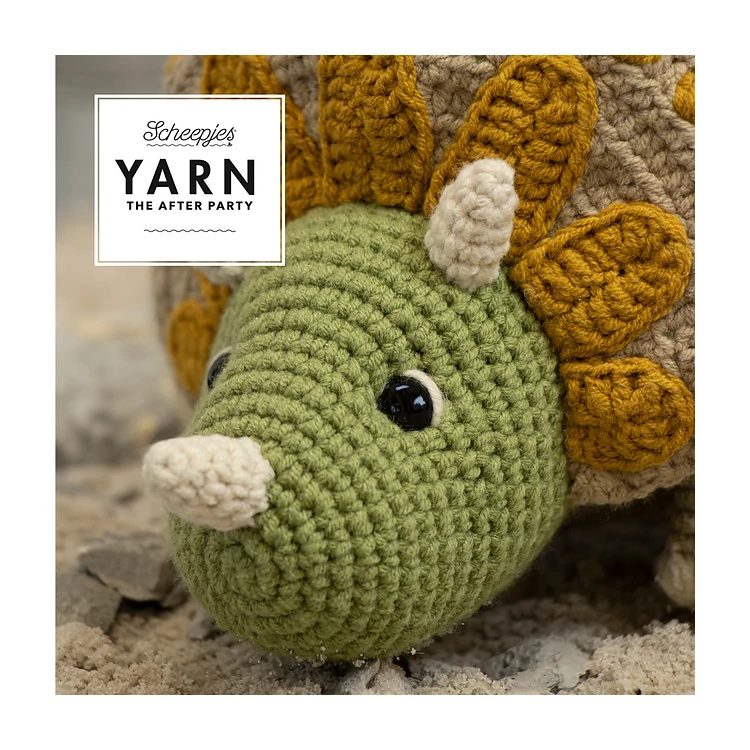 Scheepjes Trico Triceratops - Dino - horgolásminta - crochet pattern - 02